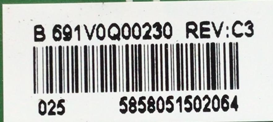 KIT DE TARJETAS PARA TV TOSHIBA / MAIN 691V0Q00230 / 631V0Q00230 / VTV-L55736 / T-CON E3CCBB5000110T / E3CCBB500011 / CV500U2-T01-CB-1 / FUENTE 1T920000800 / FSP146-2FS01 / 02-1T920000800-DSPIL / PANEL K500WDCRA / MODELO 50LF621U21 - Imagen 6